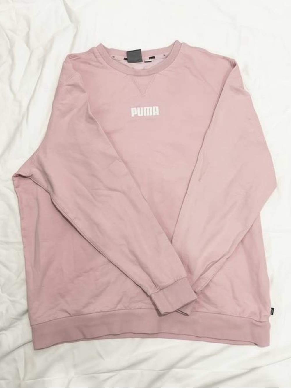 PUMA Women’s Crewneck Sweatshirt - Light Pink